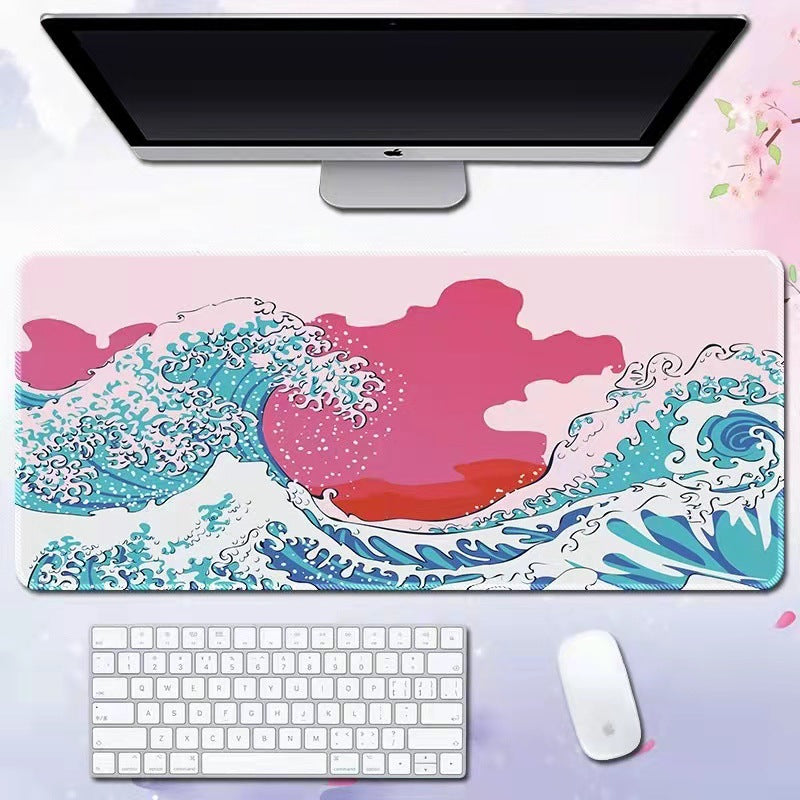Wave mouse pad advertising game keyboard pad desk pad