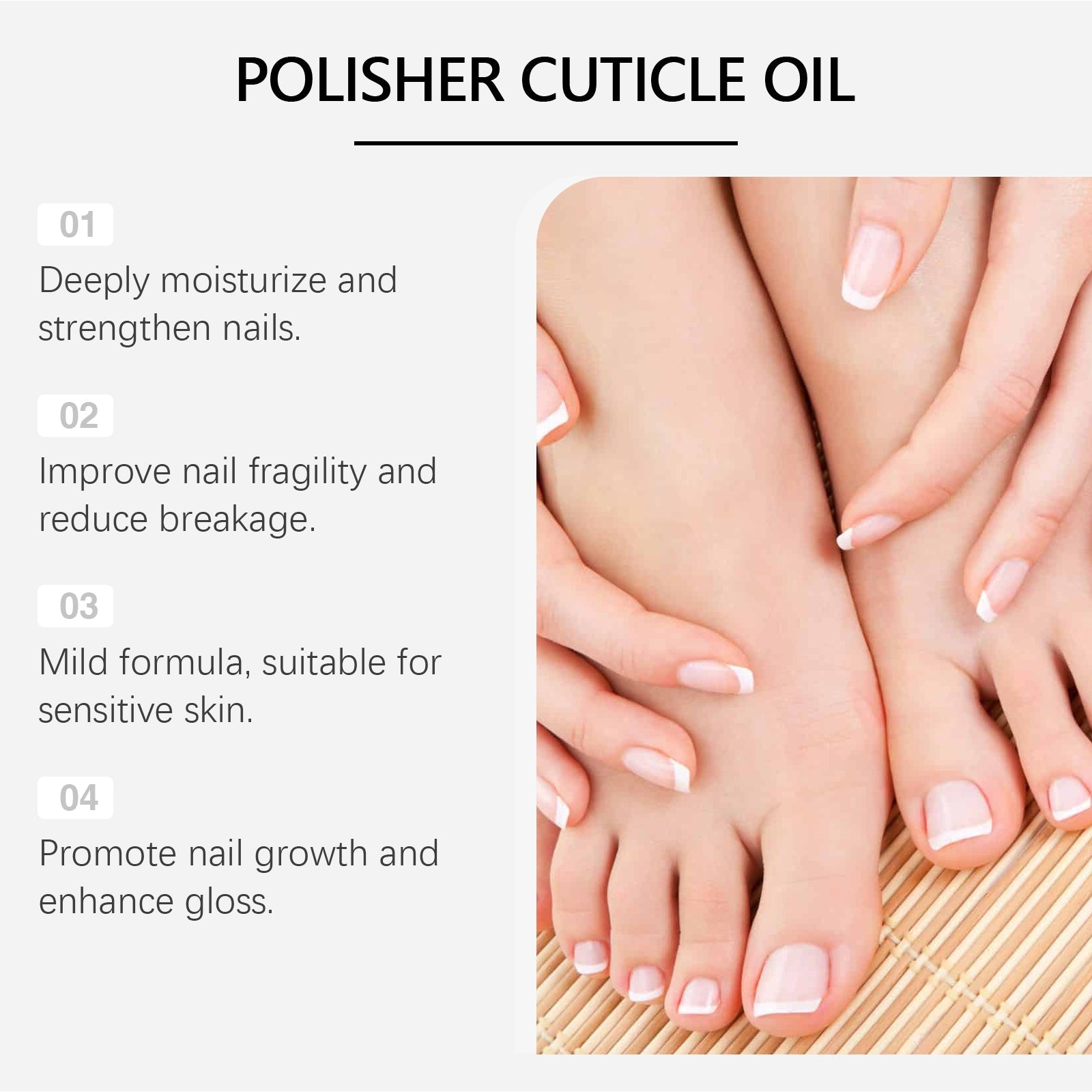 Nail Care Solution Set Improves Soft Nails By Moisturizing Cuticle And Repairing Nails