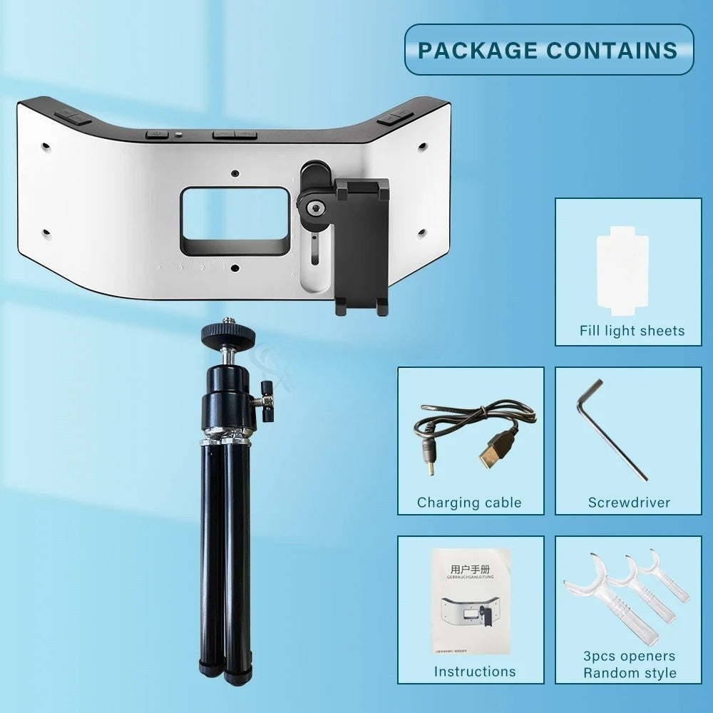 Dental oral fill light LED orthodontic dental fill light mobile phone universal handheld dental photography tool