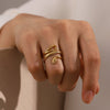 Retro style ring snake shaped ring women's ring fashionable temperament bracelet