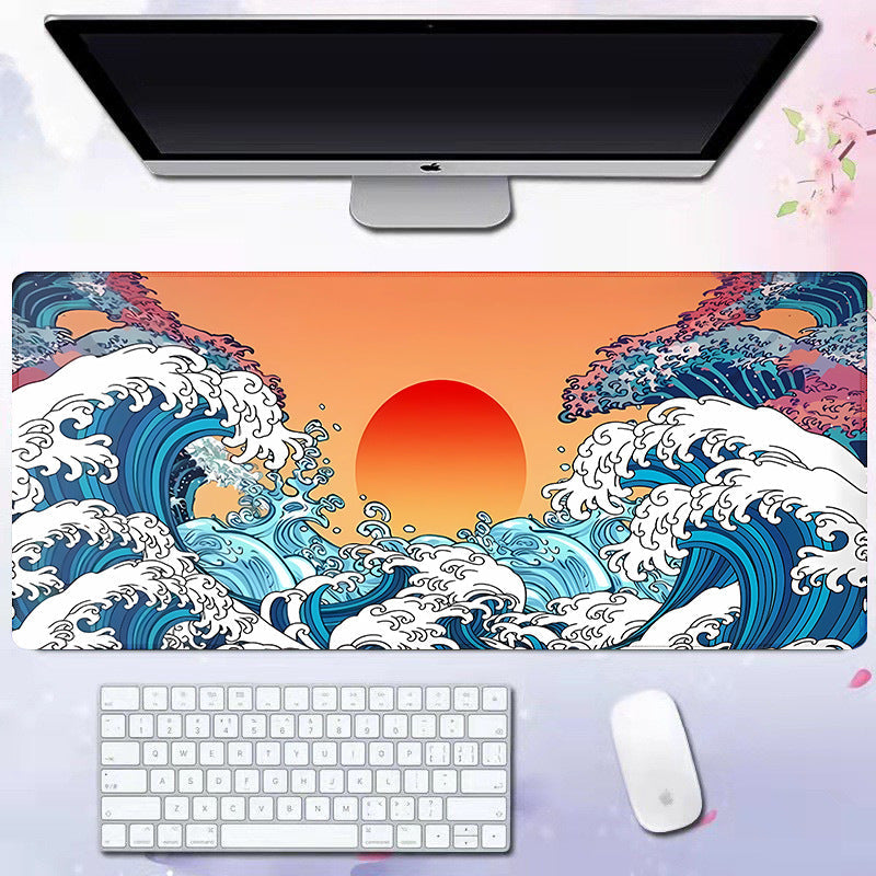 Wave mouse pad advertising game keyboard pad desk pad