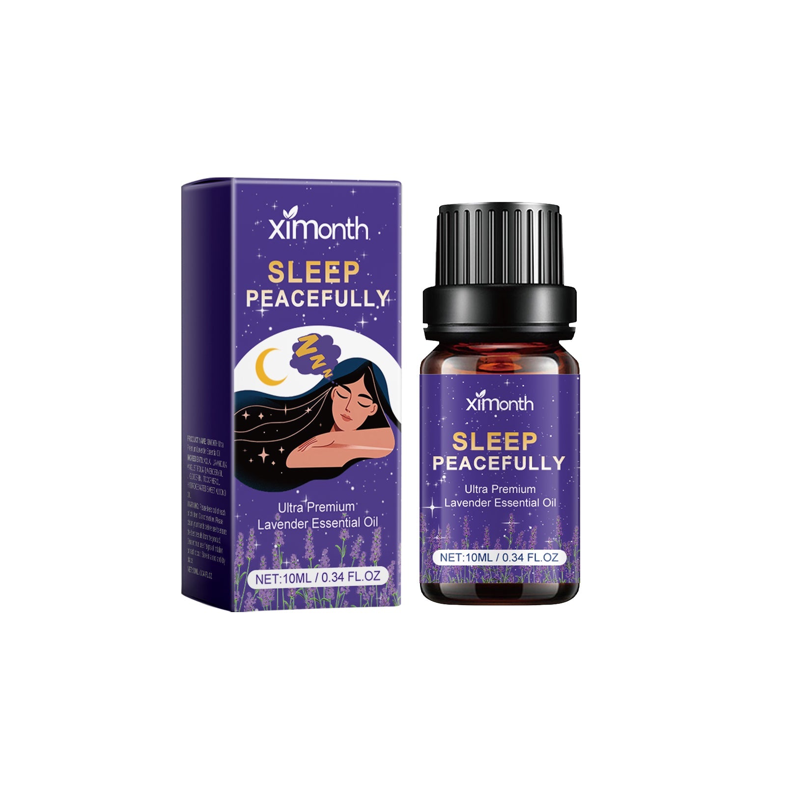 Lavender Sleep Essential Oil Relieves Discomfort During Light Sleep, Relaxing The Body And Pamper The Body With Sleep Essential Oil