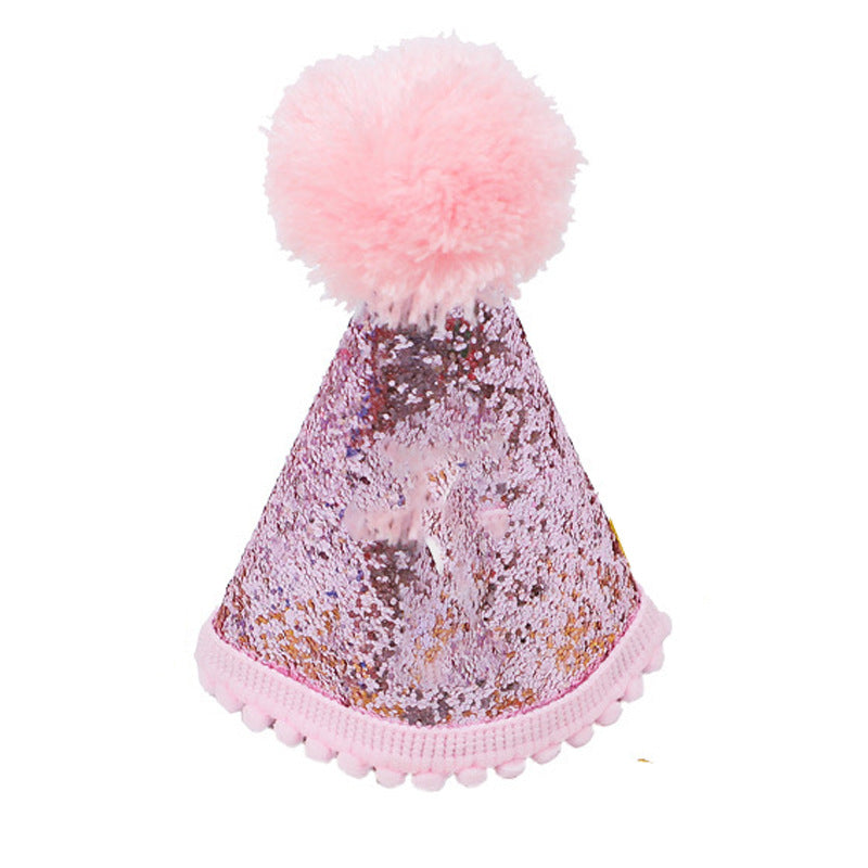 Pet Birthday Set  Triangle Scarf Hat Pet Party Decoration Styling Outdoor Creative