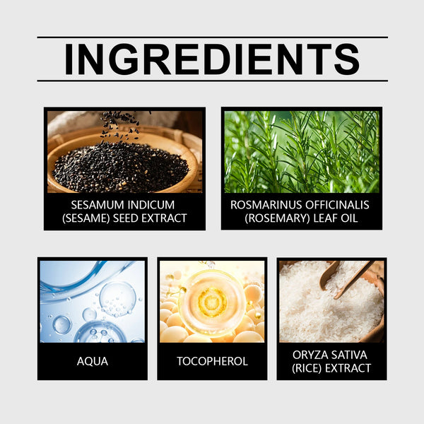 Black Sesame Hair Care Essence Nourishes Hair, Improves Dry Hair And Split Ends