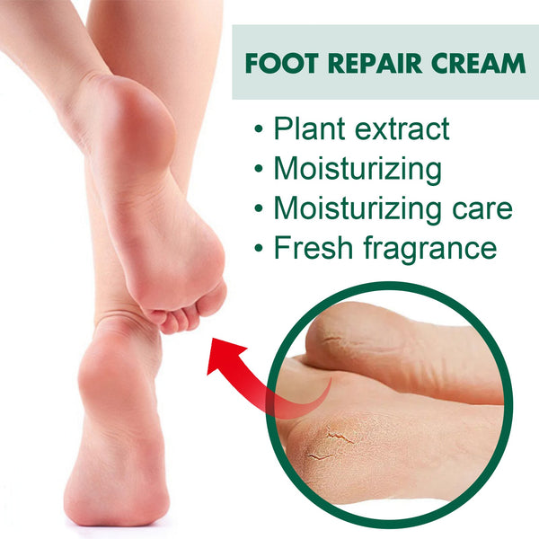 Foot Repair Cream, Repair Heel Crack Dry Itching Skin Nourishing Moisturizing Moisturizing Foot Care Cream
