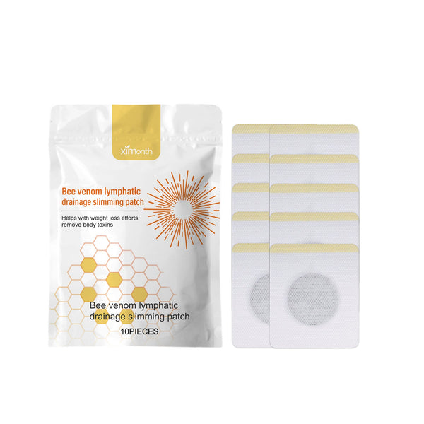 Bee Venom Lymphoid Body Shaping Patch, Firming Flab Fat Belly Arms Bye Meat Body Lymph Care Patch