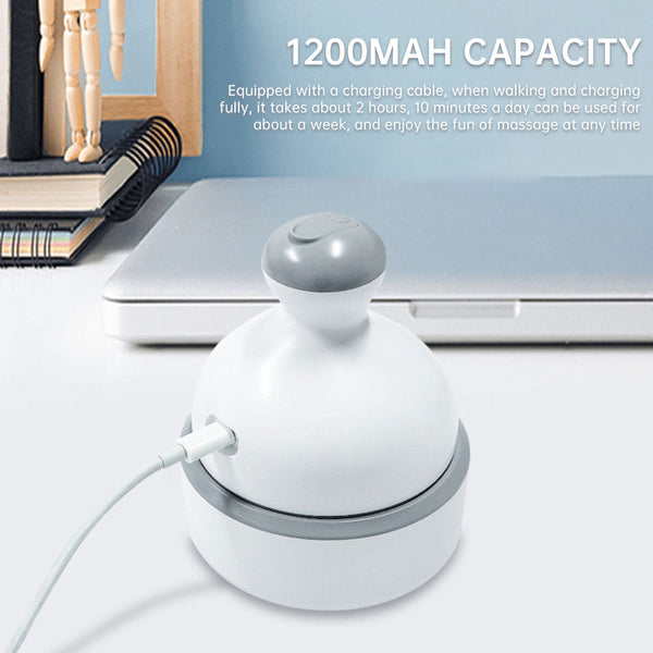 Head Massage Health Care Antistress Relax Body Massagem Deep Tissue Electric Vibrating Head Massager Hair Scalp Massager