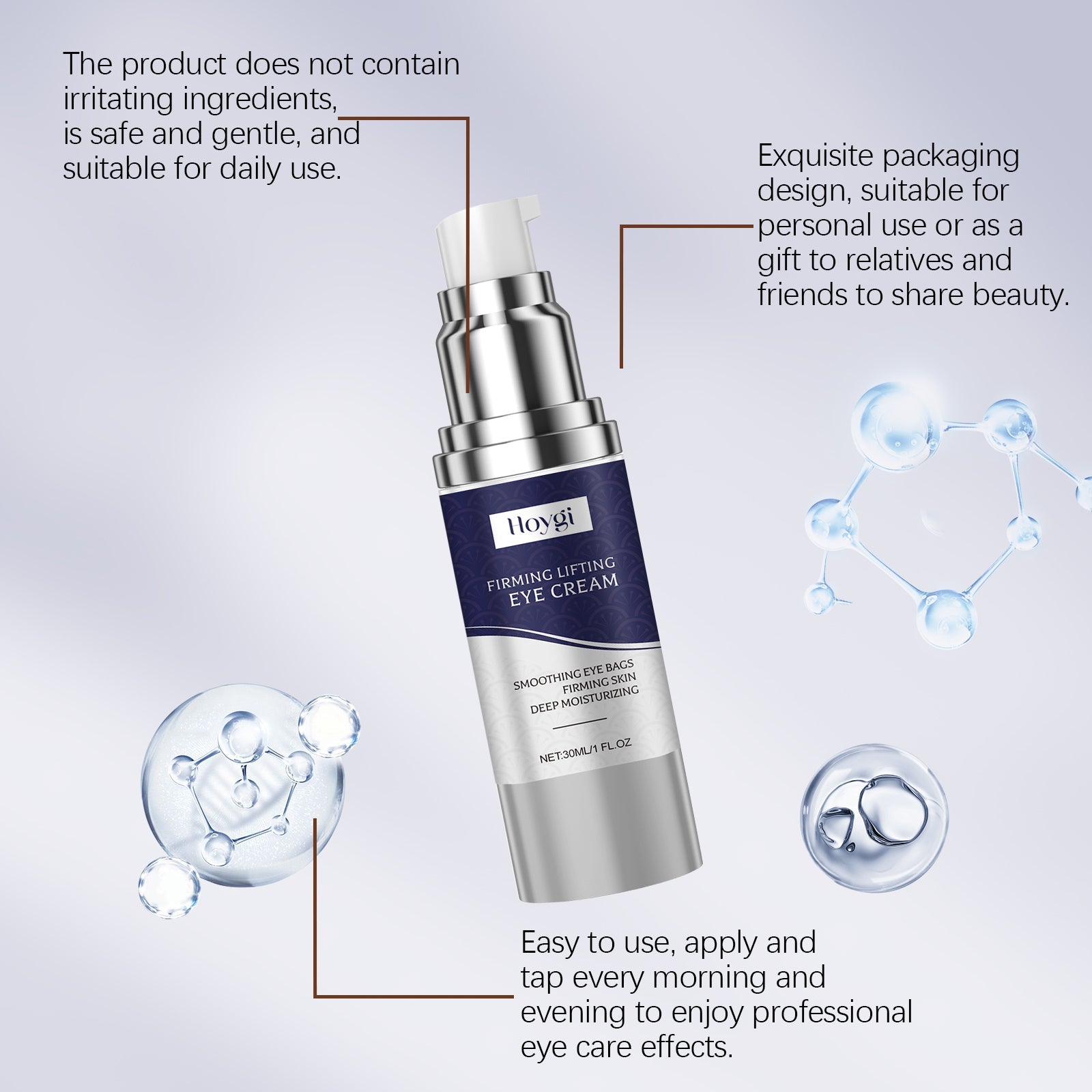 Nourishing Eye Essence, Firming, Moisturizing, Moisturizing And Smoothing Eye Lines