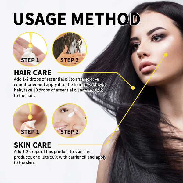 Black Seed Oil Essence To Improve Dry Hair, Nourish And Repair Damaged Hair And Prevent Hair Loss