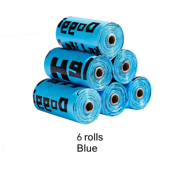 Biodegradable Pet Dog Poop Bags with Printing Outdoor Cleaning Poop Bag Pets Supplies for Dog Garbage Bag