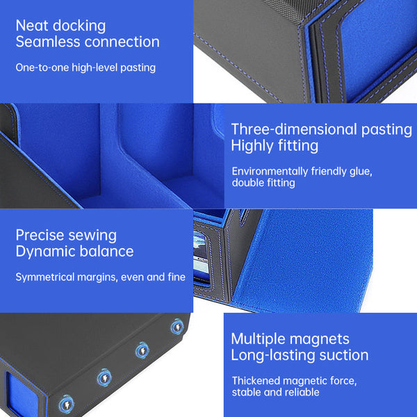 Large-capacity 3000+ Tabletop Game Card Storage Box - Yu-Gi-Oh! & Pokémon Flip-Top Card Case