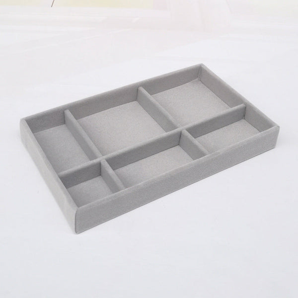 Velvet Stackable Jewelry Organizer, Portable for Rings, Earrings and Necklaces.