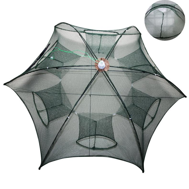 6 Hole Shrimp Catcher Trap Cages Mesh  Aquarium  Fishing Net