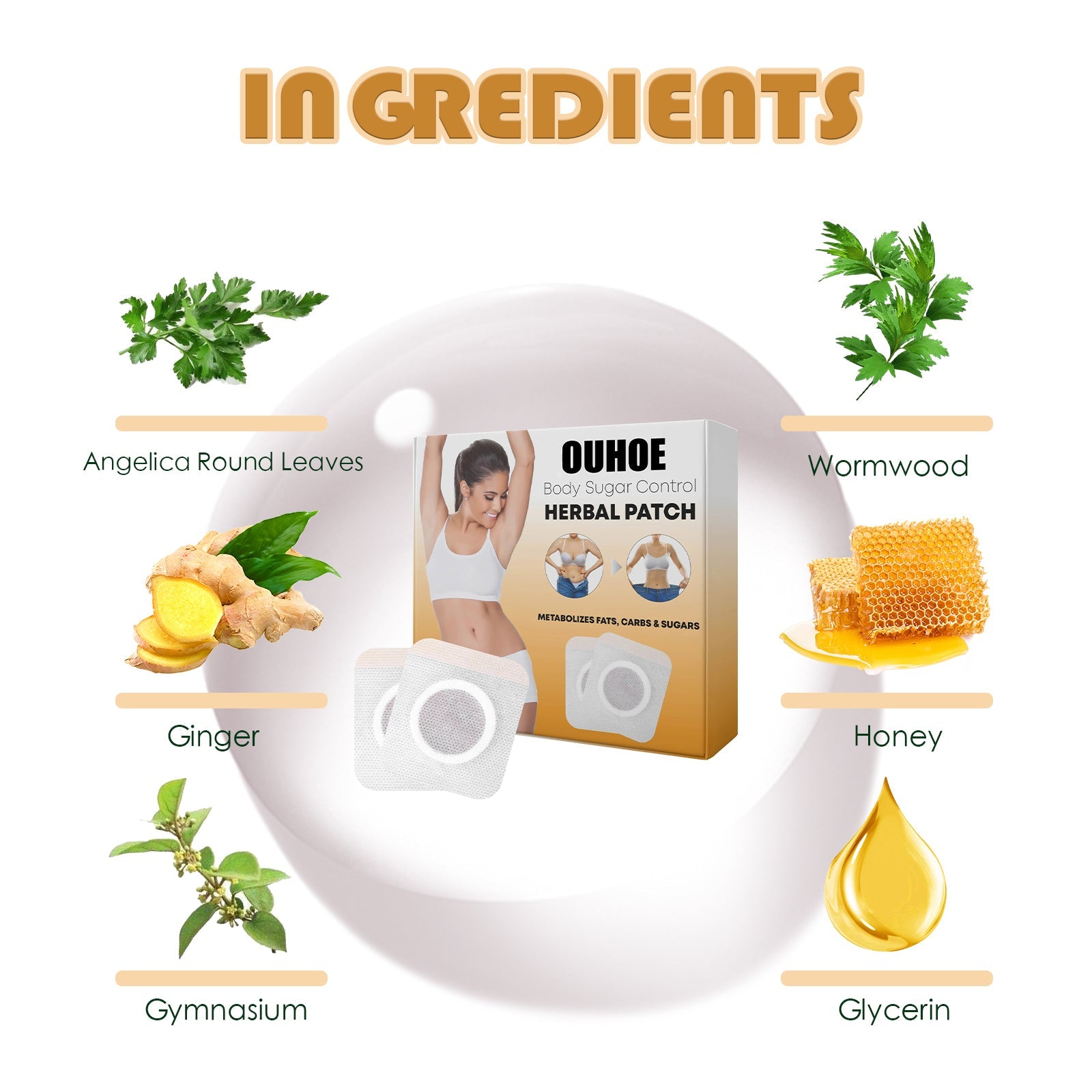 Herbaceous Body Navel Stick, Firming And Body Shaping To Highlight Curves And Slimming Stick