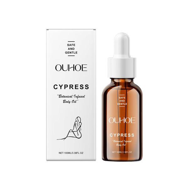 Cypress Body Oil，Daily Gently Moisturizes Whole Body Skin With Cypress Plant Body Care Massage Essential Oil