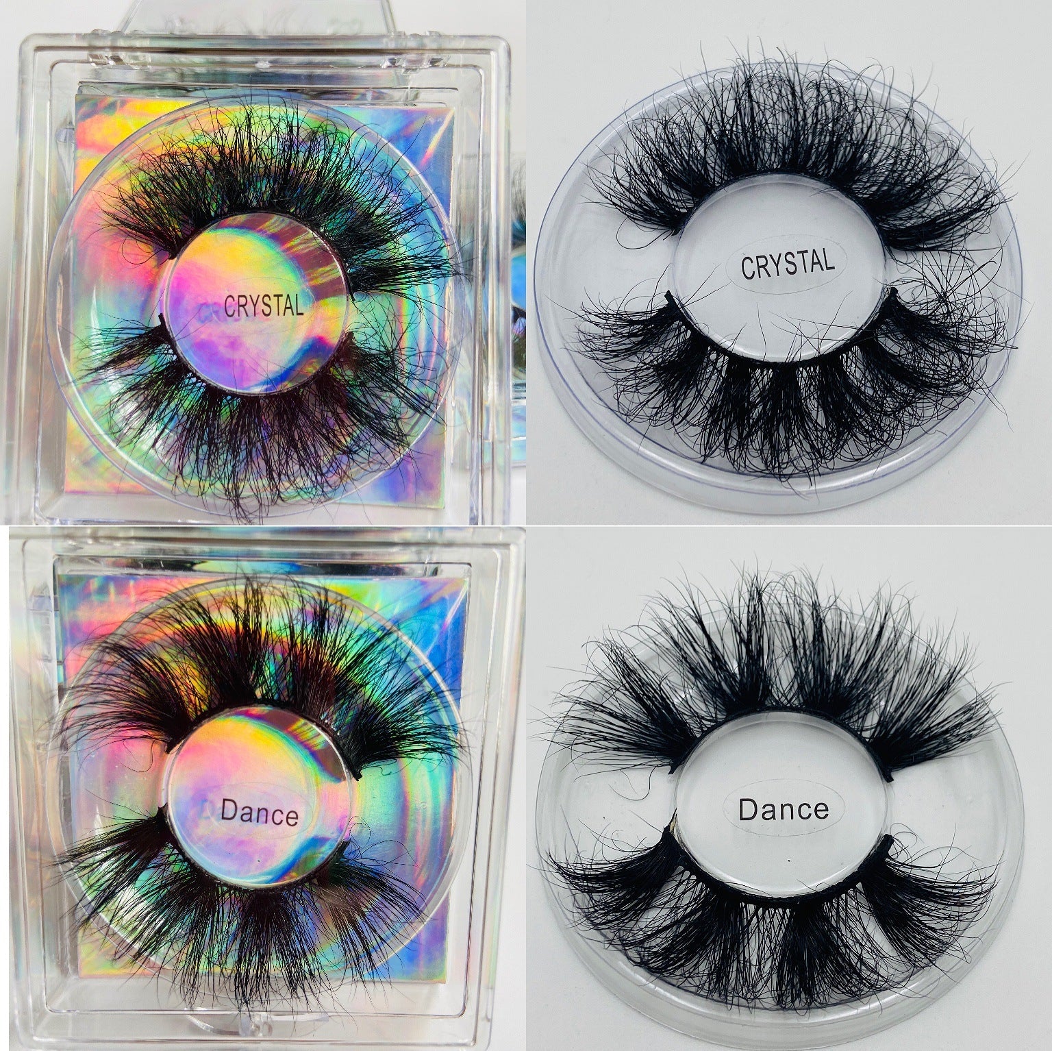 Fluffy Eyelashes 8D 25mm Mink Eyelashes 27mm Long Thick Net Red False Eyelashes