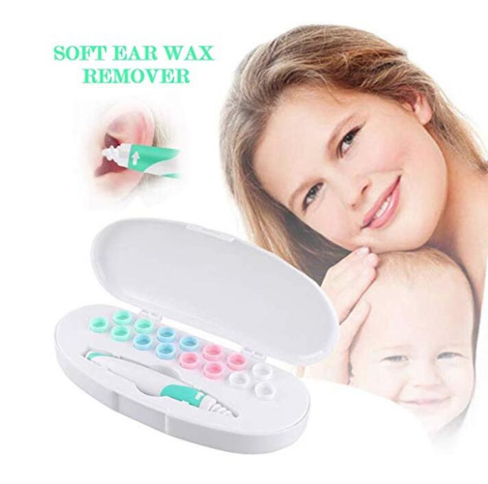 New Ear Wax removal 16 Tips Spiral Smart Ear Care Clean Earpick Wax Remover Curette Ear Cleaner Spoon plugs Spirals Care Tool