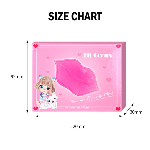 Fit Colors Moisturizing Lip Mask Lip Patch Single Piece Independent Packaging Fade Fine Lines Lip Care Lip Mask