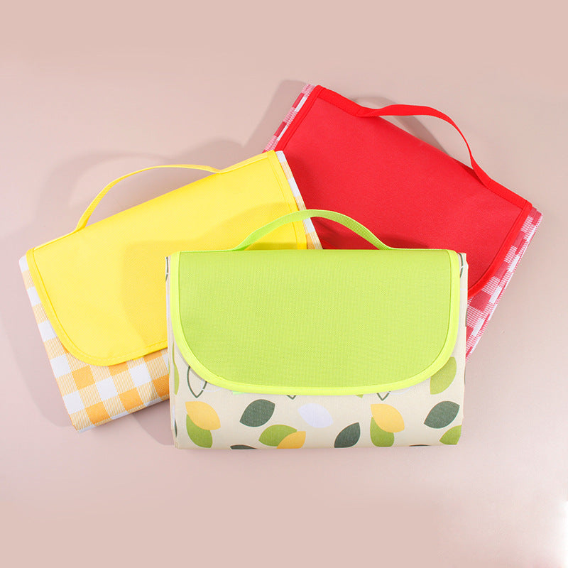 Outdoor Picnic Mat Camping Picnic Moisture Proof Mat Portable Seat Cushion Thickened Waterproof Picnic Cloth Outing Tent Floor Mat