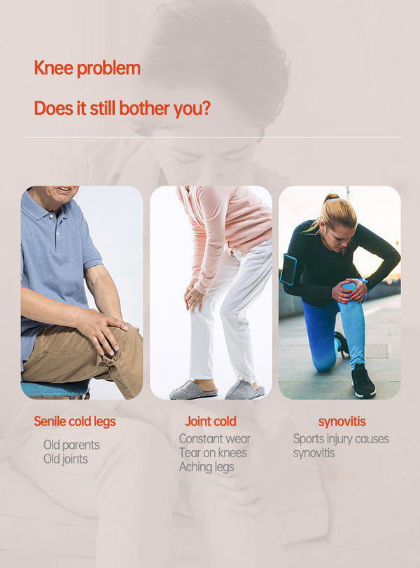 Heated Knee Brace Wrap Pad Dual-use Thermostat Usb Heating Knee Pads For Knee Sprains Strains Arthritis with massage