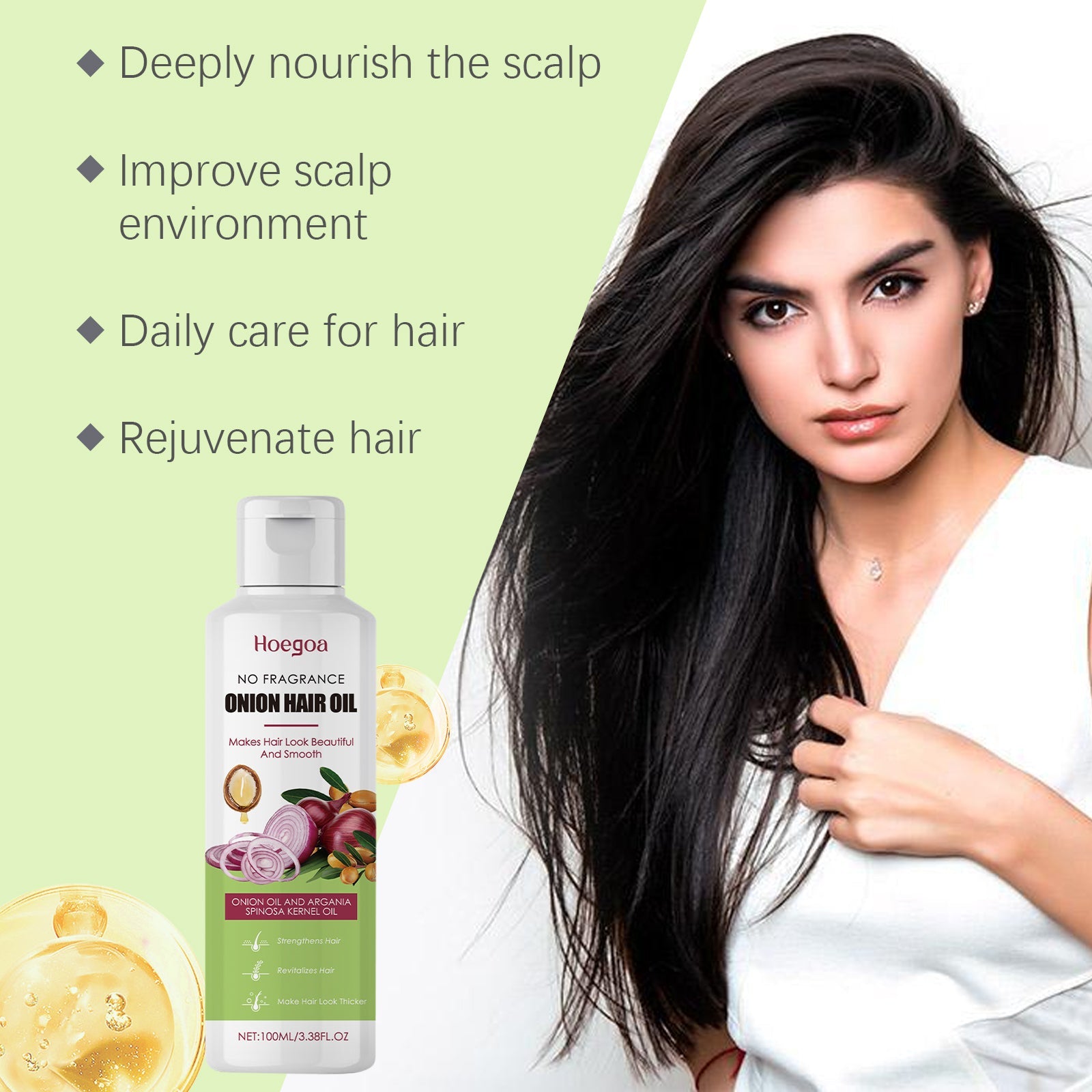 Onion Hair Oil Argan Oil Hair Oil Nourishes Hair And Roots Hair Is Nutritious And Supple