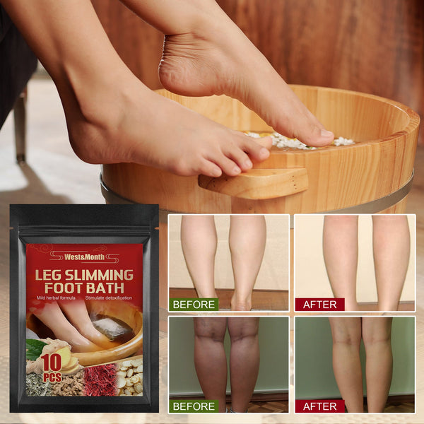 Leg Slimming Foot Bath, Relieve Leg Soreness And Swelling Discomfort Cold Relief Wet Foot Bath Kit