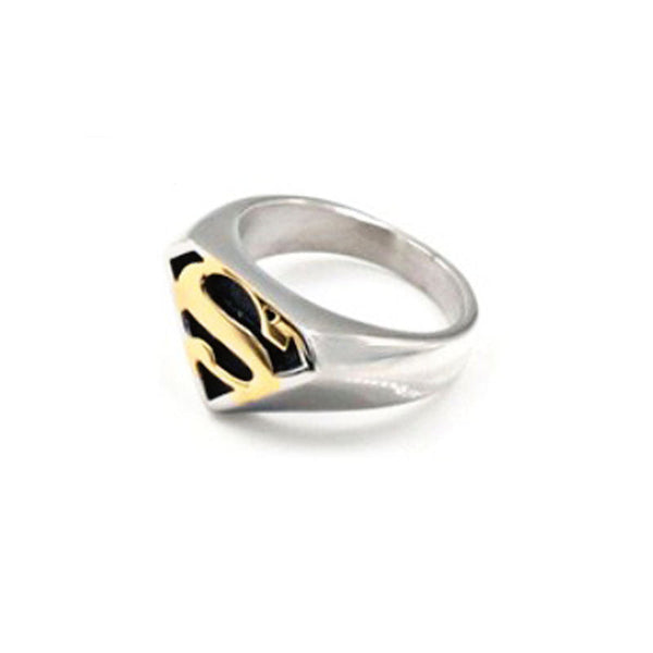Superman Men's Ring European and American Fashion