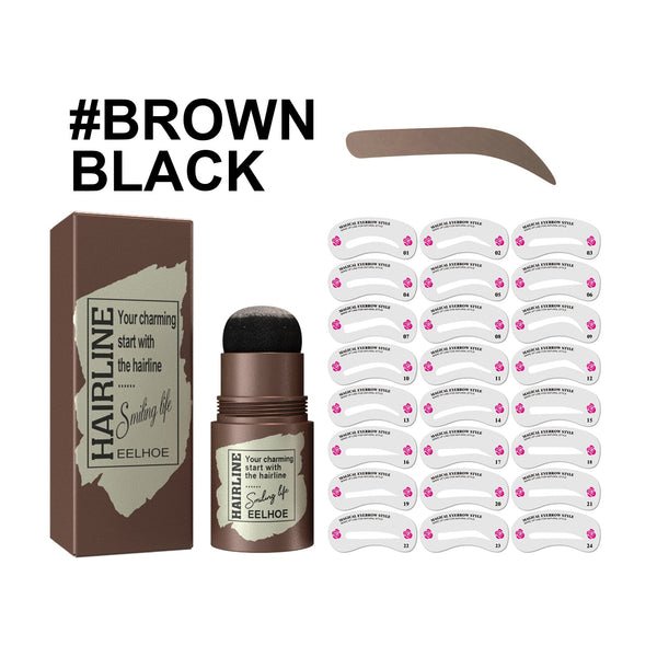 Hairline Brow Print Brow Cake Hairline Brow Print Natural Lazy Eyebrows Quick Makeup Brow Print