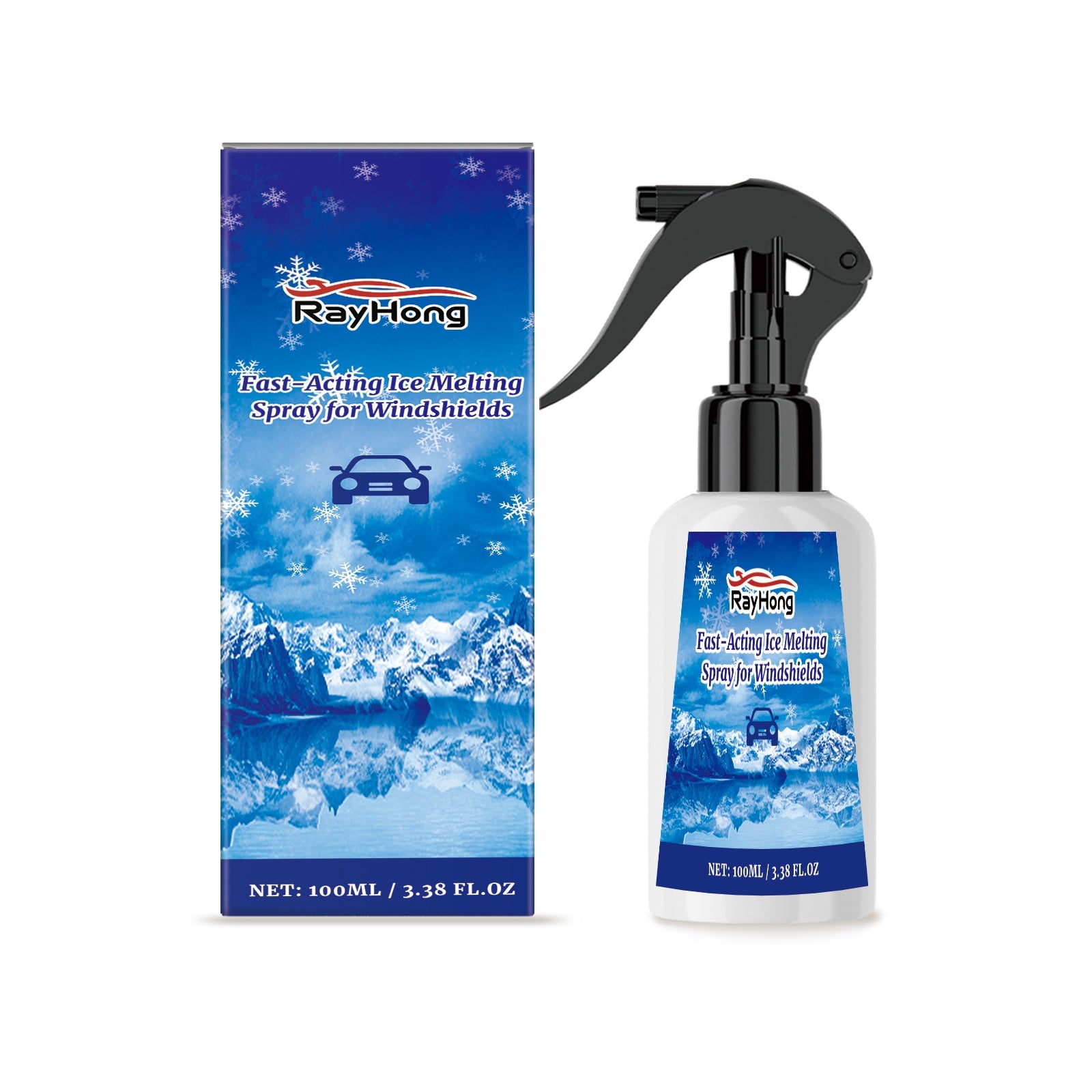 Car Windshield Defogging And Deicing Quick Snow Melt Spray