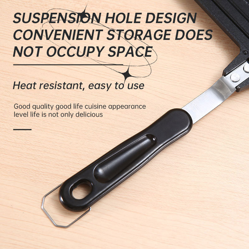 Aluminum Sanming Pan Round Double-sided Pattern Waffle Mold Home Breakfast Pancake Tool