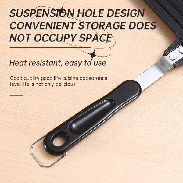 Aluminum Sanming Pan Round Double-sided Pattern Waffle Mold Home Breakfast Pancake Tool