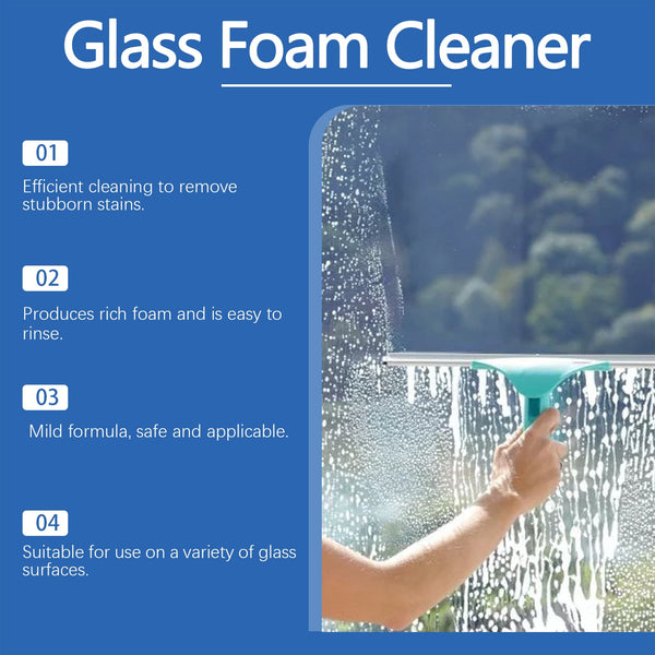 Glass Foam Cleaner cleans oil stains with refurbished daily maintenance glass cleaning spray
