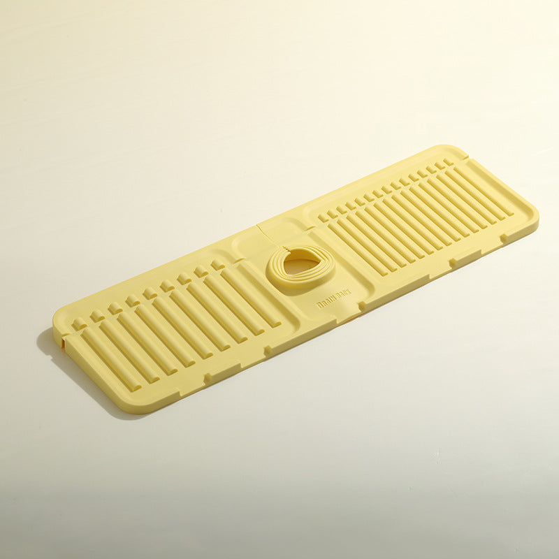 Heighten slope drain mat faucet sink splash mat drain mat pool non slip soap mat splash mat