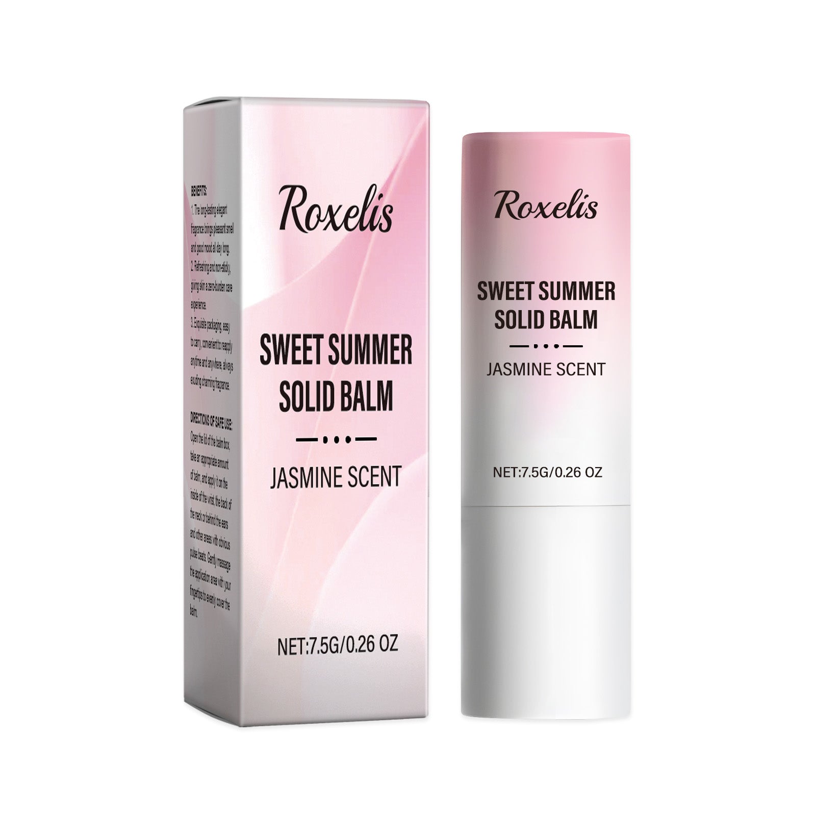 Sweet Summer Solid Balm Series Fresh And Elegant Portable Care Solid Balm With Fragrance And Charm