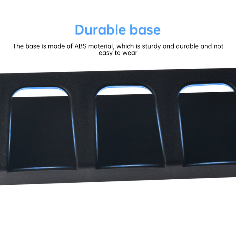 1pc 6-hole fishing rod wall mount, vertical/horizontal display frame