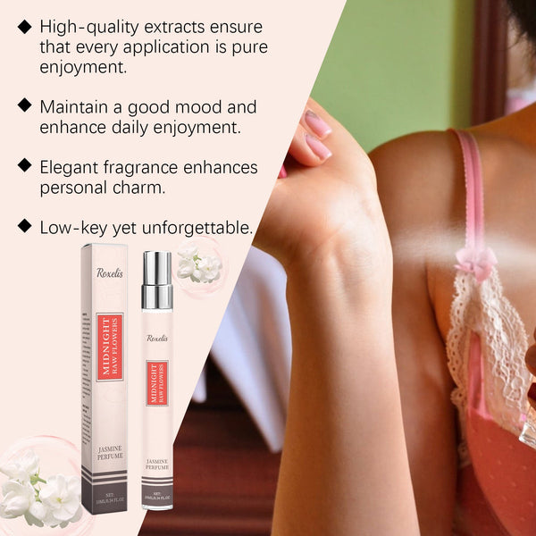 Jasmine Light Perfume Flower Fruit Fragrance Natural Fresh Mild Lasting Light Fragrance Portable Charm Staying Perfume