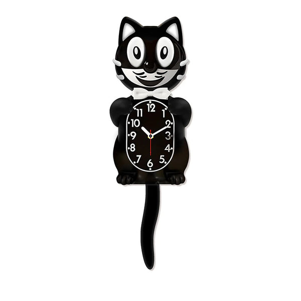 New Hot American Classic Kit Cat Clock: Swing Tail, Creative, Cute Gift, Retro Decor, Hanging Design.