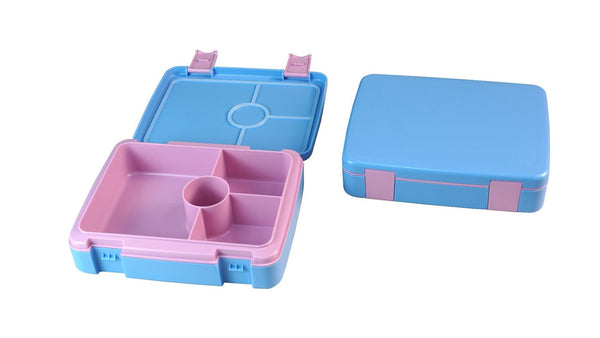 Microwaveable, sealed and leak-proof large capacity compartment lunch box with lid