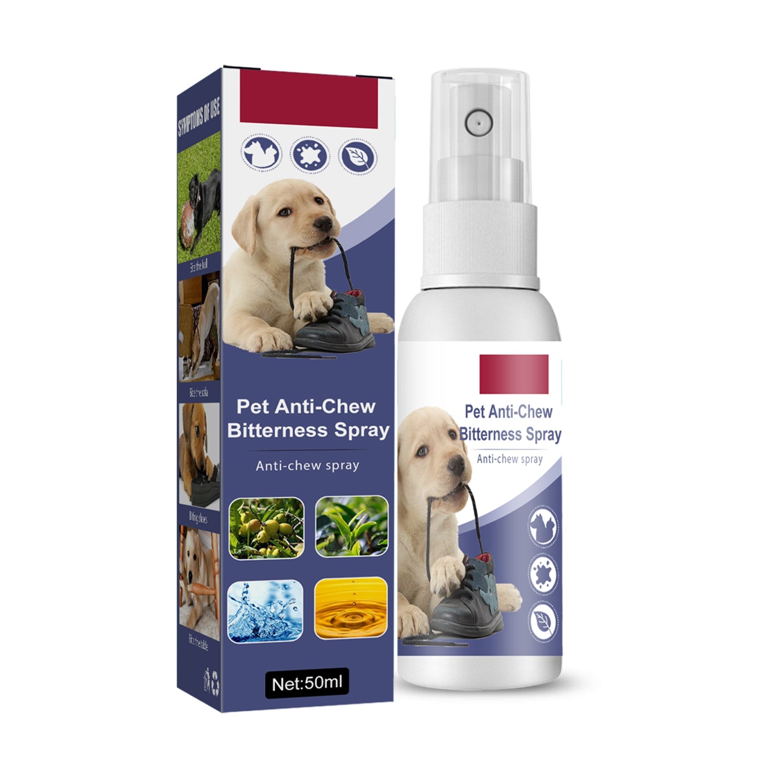 Pet Bitter Anti-Biting Spray, Prevent Dogs Chewing Table And Chair Legs, Scratching Sofa Spray