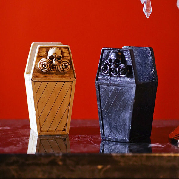 Flower Skeleton Makeup Brush Storage Box Desktop Pen Holder