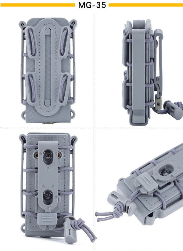 Live CS Tactical Waist Hanging Box 5.56&7.62 Elastic Scorpion Quick Pull Outdoor Multi purpose Kit