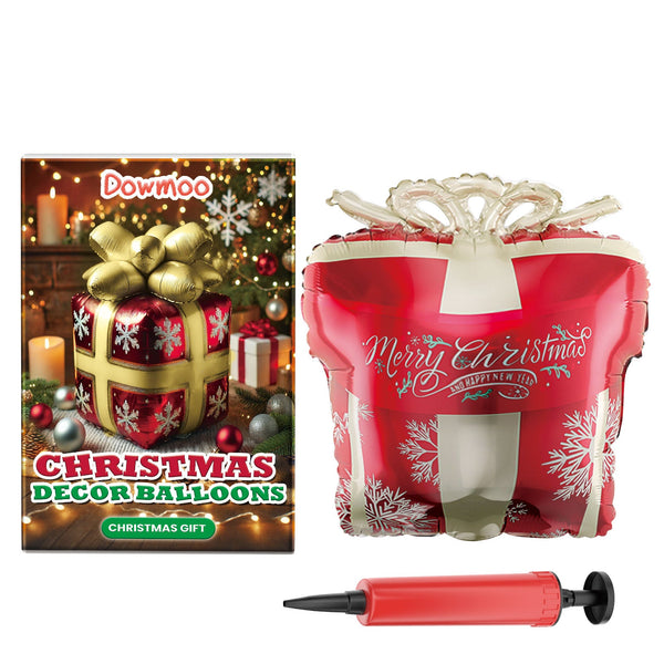 Christmas Balloons Balloon Standing Santa Claus Reindeer Christmas Tree Event Atmosphere Arrangement