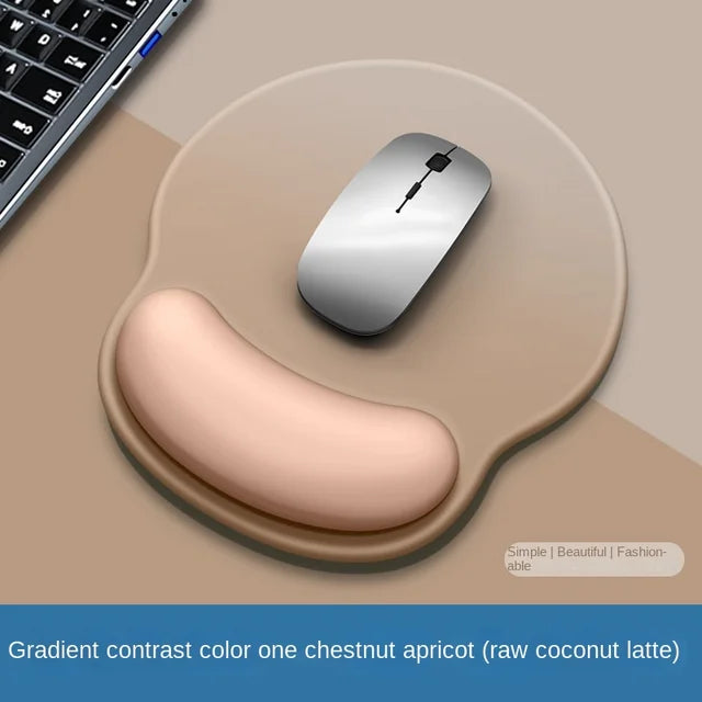 Gradient Mouse Pad Wrist Guard with Logo Female Wrist Guard Mouse Pad Wrist Support Computer Silicone Mouse Pad Wholesale