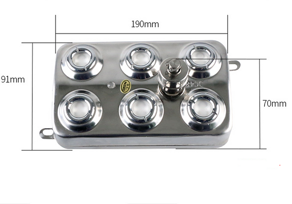 Rockery pond water landscape fogging machine high-frequency oscillation fogging board smoke machine ten head industrial ultrason