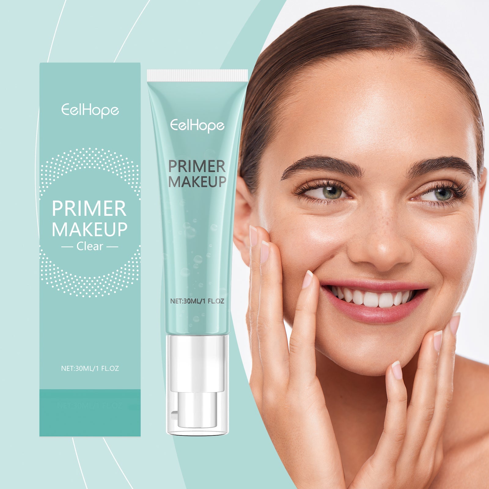 Primer Moisturizes Tender Skin And Lightens Fine Lines Refreshing Non-Sticky Facial Primer