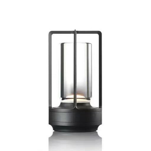 Gold black silver cross shaped desk lamp button touch US charging decorative desk lamp