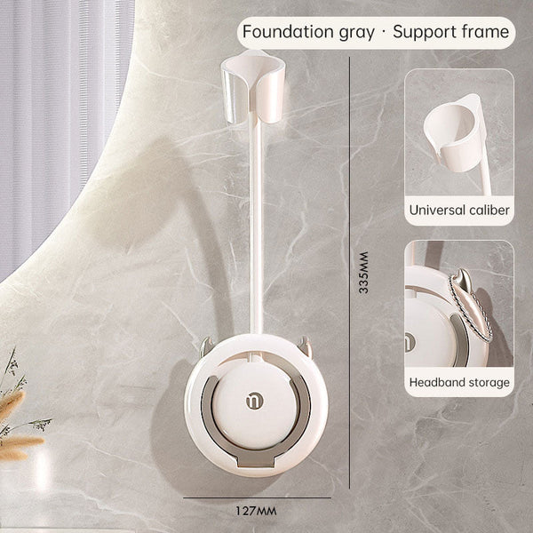 Lazy hair dryer bracket free hand free hands free bathroom wall hanging free drilling hair dryer rack