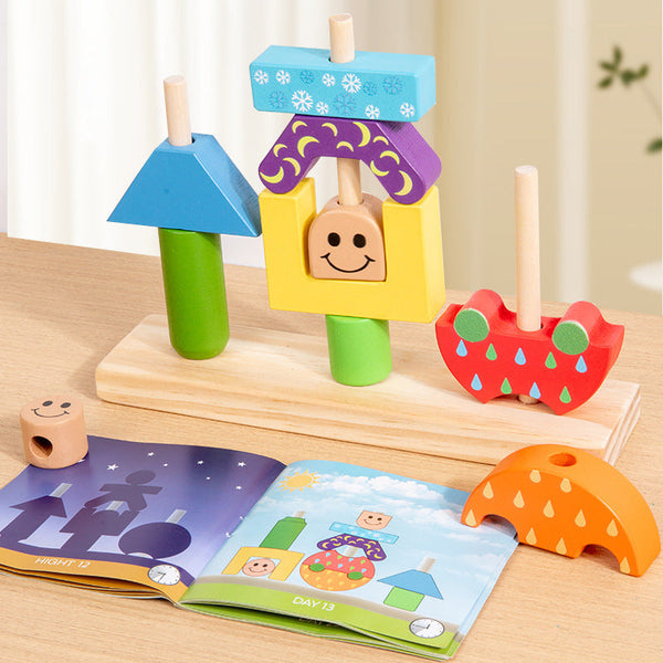 Creative building blocks, children's puzzle board games, kindergarten enlightenment, early education, puzzle toys, gifts