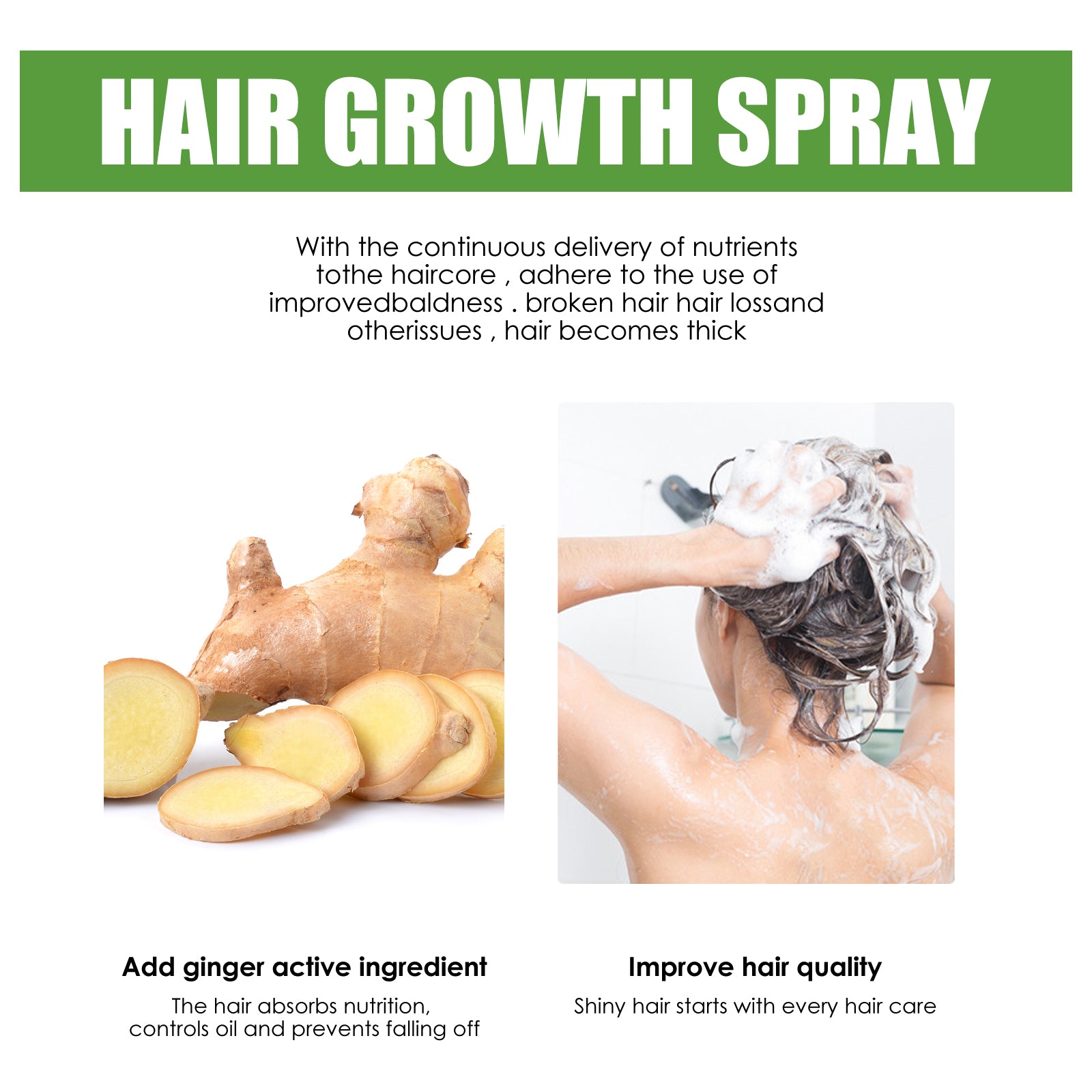 Hair Care Solution Gently Nourishes And Massages Scalp, Moisturizes And Softens Hair Care Spray