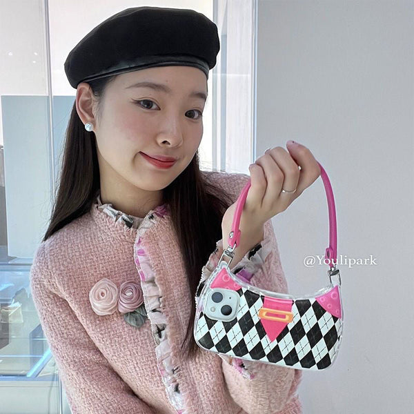 Fashion Handbag In Autumn And Winter Is Suitable For 13 Apple 14ProMax Phone Case iPhone12 All Inclusive 11